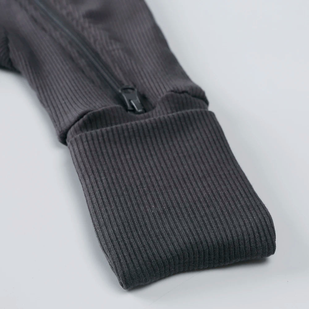 Premium Bamboo Baby Romper – Ultra-Soft Ribbed Fabric, Easy-Zip, All-Season Comfort (0–24 Months)