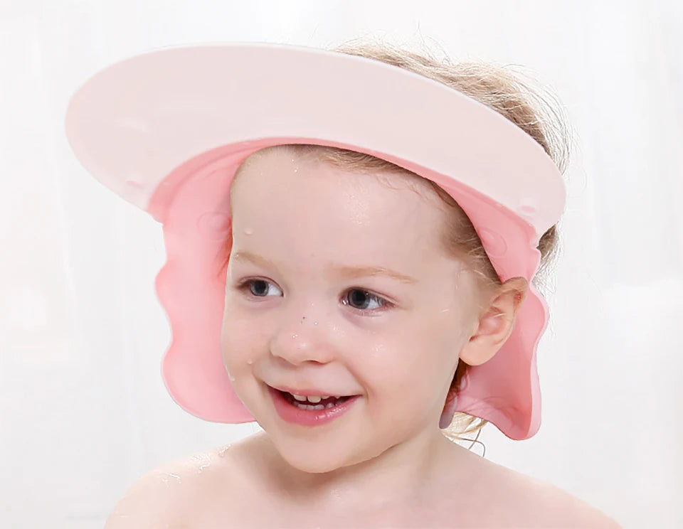 Baby Bath Shower Cap – Adjustable, Soft & Tearless Protection