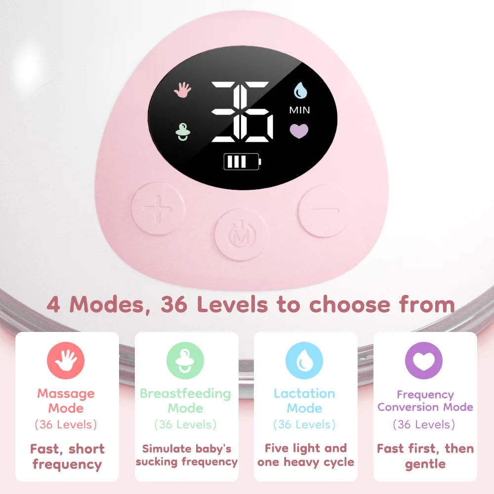 Wearable Electric Pump – Comfortable, Portable & Hands-Free Design for Everyday Use