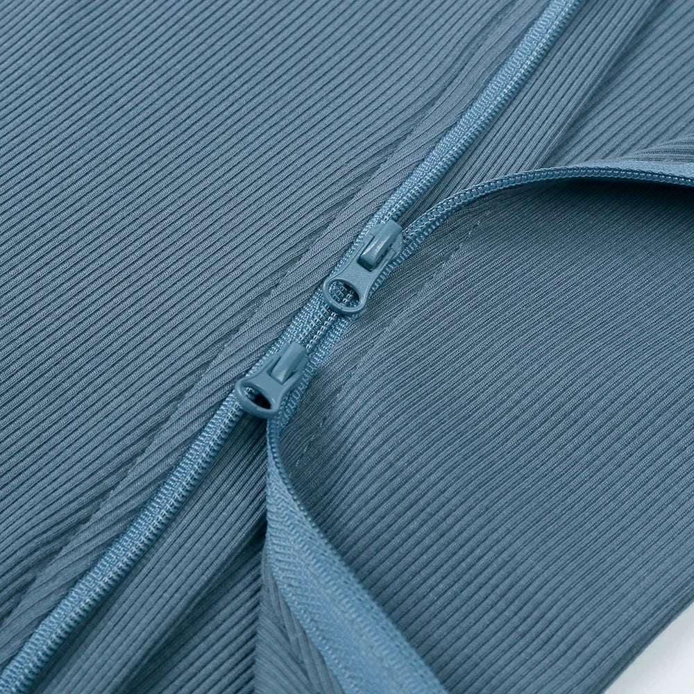 Premium Bamboo Baby Romper – Ultra-Soft Ribbed Fabric, Easy-Zip, All-Season Comfort (0–24 Months)