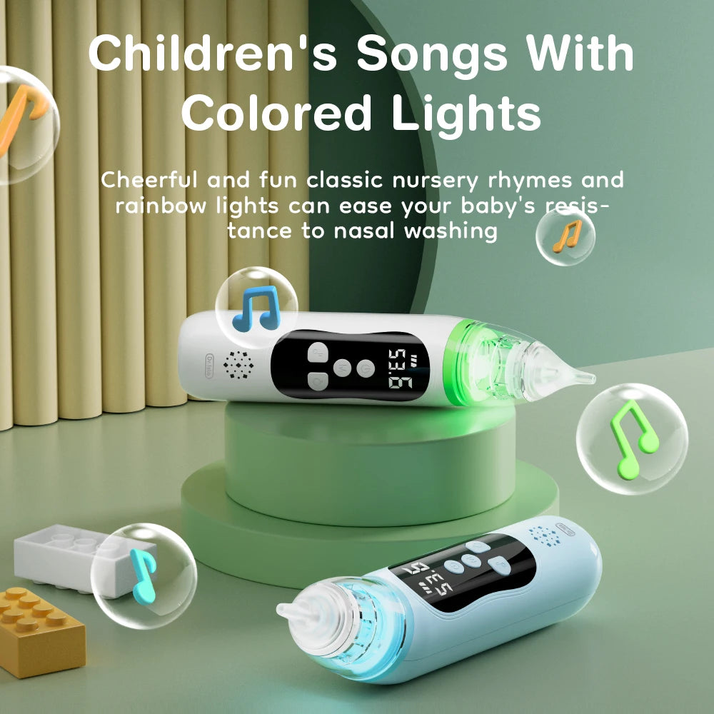 Smart Baby Cleaner – Gentle Care with Music, Lights & Adjustable Settings
