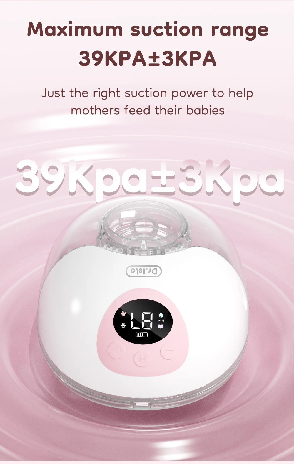 Wearable Electric Pump – Comfortable, Portable & Hands-Free Design for Everyday Use